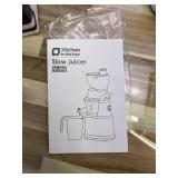 Cold Press Juicer Machines, Kitchen in the Box Slow Masticating Juicers Machine,3.26inch Large Wide Feed Chute Fit Whole Fruits & Vegetables,BPA Free,Easy to Clean (Bright Red)