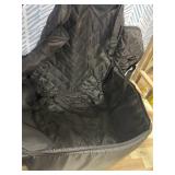 Dog Car Seat/Bed for Small & Medium Dogs up to 40 lbs Plush Cushion, Safety Belt, Waterproof Washable Cover, Storage Pockets Fits Front & Back Seats, Travel Booster Seat for Pets