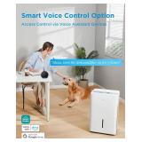 Retails for $183! Midea 3,000 Sq. Ft. Dehumidifier for Basement, With Reusable Air Filter 35 Pint - Ideal For Basements, Large & Medium Sized Rooms, And Bathrooms (White)