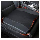 Car Seat Cushion, Comfort Memory Foam Car Cushions for Driving - Sciatica & Lower Back Pain Relief, Driver Seat Pillow for Auto, Office Chair, Wheelchair - Black