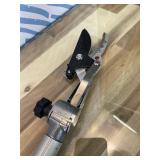 GARTOL Pruner for Garden, Cut Upto 1 Inch & Hold Telescopic Pole Pruner, Fruit Picker with Rotating Blade Head, Lightweight Aluminum Extendable Handle for Tree Branch Cutter, 3.67-5.45 FT, Silver