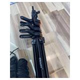 EMART Backdrop Stand 10x7ft(WxH) Photo Studio Adjustable Background Stand Support kit with 2 Crossbars, 8 Clamps, 2 Sandbags and Carry Bag for Parties, Events Decoration, Wedding, Photography