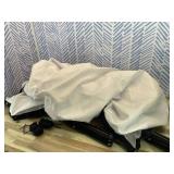 EMART Backdrop Stand 10x7ft(WxH) Photo Studio Adjustable Background Stand Support kit with 2 Crossbars, 8 Clamps, 2 Sandbags and Carry Bag for Parties, Events Decoration, Wedding, Photography