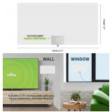 Mohu Leaf Supreme Pro Paper-Thin Indoor TV Antenna, Amplified, UHF VHF, 65-Mile Range, Multi-Directional w/12 ft. Cable, Signal Indicator