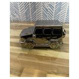 Yundu Silver Ceramics Car Model Piggy Bank Boalord, Piggy Bank for Kids, Coin Bank, Money Bank for Boys and Girls, Fun Home Decoration, for Birthday Christmas