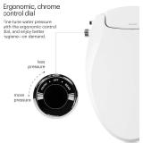 Brondell Bidet Toilet Seat Non-Electric Swash Ecoseat, Fits Elongated Toilets, White - Dual Nozzle System, Ambient Water Temperature - Bidet with Easy Installation