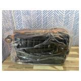 22 14 9 Airline Approved Carry On Expandable Luggage with Front Open Pocket, Spinner Wheels, ABS+PC Hardshell Small 20inch Suitcase with Protective Cover and Luggage Tag, Black