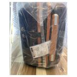 22 14 9 Airline Approved Carry On Expandable Luggage with Front Open Pocket, Spinner Wheels, ABS+PC Hardshell Small 20inch Suitcase with Protective Cover and Luggage Tag, Black