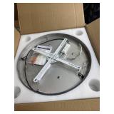 Retails for $399! 24 Inch Modern Glam Crystal Chandelier with Dimmable LED Light Ceiling Light Fixtures for Bedroom Dining Room Gold Lamp