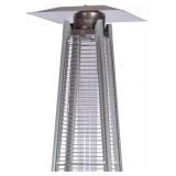 Aluminum Patio Heater Reflector Shield (Square), 4 Sided Outdoor Heater Replacement Parts w/3 Pre-Drilled Holes, Propane Glass Tube Patio Heater Parts for BFC GSH BFH HLDS001(18.5 x 18.5 )