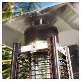 Propane Pyramid Patio Heater Square Shield, Replacement Top 4-Sided Reflector for Glass Tube Heaters (Size : 10.7cm/4.2in)