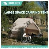 Retails for $228! 2025 Upgraded Waterproof Inflatable Camping Tent for 5-8 People, No Assembly Needed Luxury Glamping House, Oxford Fabric Inflatable Camping Tents with Hand Pump