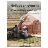 Retails for $228! 2025 Upgraded Waterproof Inflatable Camping Tent for 5-8 People, No Assembly Needed Luxury Glamping House, Oxford Fabric Inflatable Camping Tents with Hand Pump