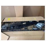 1000 lbs 4Tier Shelf Metal Storage Shelves Wire Rack Closet Organizers with Wheel for Garage Kitchen Bathroom Laundry Chrome 13.7" D x 23.6" W x 53.4" H