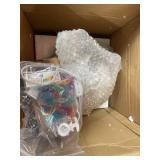 Creative Hobbies 1 Pack of Ready to Paint Ceramic Bisque Sugar Skull Shape Christmas Figurines - Includes Paint, Brushes and How to Guide | Sugar Skull