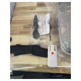 Under Desk Elliptical Machine, Electric Leg Exerciser as Seen on Tv for Seniors, Quiet Portable Seated Pedal Exerciser with Remote Control, 12 Speeds, Auto & HR Mode for Home Office