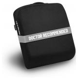 Mind Reader Air-Cloud Seat Cushion, Ergonomic Support for Posture, Pressure Relief, and Pain Reduction, Portable with Washable Cover, Memory Foam, Black