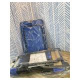 Retails for $140! 330LB Folding Hand Truck Heavy Duty Carrying, Combination of Four Wheels and Two Wheels Convertible Dolly Cart with Retractable Handle Dolly for Moving Office Carts(Blue)