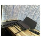 WLIVE Dresser for Bedroom with 5 Drawers, Wide Dressers with Drawer Organizers, Chest of Drawers, Fabric Dresser for Living Room, Closet, Hallway, Charcoal Black Wood Grain Print