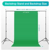 Retails for $150! EMART 8.5 x 10 ft Backdrop Support System, Professional Photography Lighting Kit with 50W LED Blub, 6 * 9ft Backdrop *3, Reflector,Umbrellas&Softbox Lighting Kit for Studio, Portrait