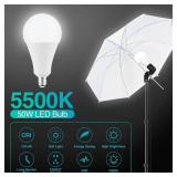 Retails for $150! EMART 8.5 x 10 ft Backdrop Support System, Professional Photography Lighting Kit with 50W LED Blub, 6 * 9ft Backdrop *3, Reflector,Umbrellas&Softbox Lighting Kit for Studio, Portrait