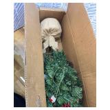 4FT Prelit Christmas Tree, Artificial Tabletop Xmas Tree, Small Christmas Tree Pre-Decorated with Pinecones and Berries (150 Clear Warm Lights and Realistic 380 Thicken Tips, Cloth Bag Base)