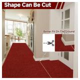 jxgzyy Red Commercial Outdoor Mat 30" x 31", Non Slip Front Door Mat Outside Entrance, Heavy Duty Waterproof Floor Mat for Porch, Home, Patio, Garage, Entryway