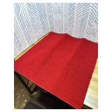 jxgzyy Red Commercial Outdoor Mat 30" x 31", Non Slip Front Door Mat Outside Entrance, Heavy Duty Waterproof Floor Mat for Porch, Home, Patio, Garage, Entryway