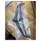 HAPPYGRILL 6FT Pencil Christmas Tree Slim Xmas Tree for Home Outdoor Decoration Unlit Artificial Christmas Tree with Foldable Metal Stand PVC Material