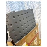 Large Indestructible Heated Cat House for Outside Winter, Weatherproof & Elevated, Escape Door, Insulated Cat House, Outdoor Feral Cats Shelter with Heater for Stray Cats Kitty 21.6 16.9 17.5