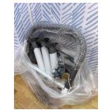 Vaunn Medical Deluxe Adjustable and Foldable Toilet Safety Frame, Bathroom Handrail Assist Grab Bar Handle