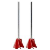 Paint Mixer For Drill - 14 Inch Mixing Paddle For 5 Gallon Buckets Works With Most Viscous Fluids - Paint, Stain, Coating, Epoxy, Wall Texture & Adhesive - 2 Pack