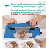 Impulse Heat Sealer 12 Inch Machine for Plastic Bags PE PP with Extra Grip