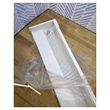 4FT Baseboard Heater Cover with Left and Right End Covers,Galvanized Steel Material That is Easy to Install,Used for Replacing The Old Bottom Plate Heating Cover