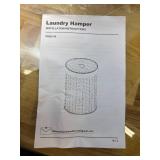 Large Laundry Hamper Laundry Basket Round 34.3 Gal (130 L) Handwoven Wicker Laundry Baskets Rattan Laundry Basket with Laundry Bag Handles 2 Mesh Bags for Living Room Bedroom White