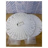 Large Laundry Hamper Laundry Basket Round 34.3 Gal (130 L) Handwoven Wicker Laundry Baskets Rattan Laundry Basket with Laundry Bag Handles 2 Mesh Bags for Living Room Bedroom White