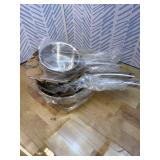 Retails for $130! Stainless Steel Cookware Set,Tir-Ply Pots and Pans Set,10 Pcs Stainless Steel Induction Kitchen Cookware Sets,PFOA Free, Frying Pans,Saucepans,Saute Pan & Stock Pot,Compatible with A