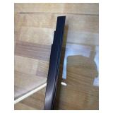 Aluminum Corner Guards, Peel and Stick L-Shaped Molding Trim for Wall Table Door Frame Protection and Decoration (Matte Black, 3Pcs x 2.9ft x 0.8in)