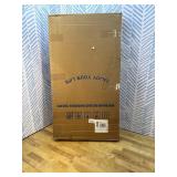 34" Folding Table, Portable Square Folding Card Table with Collapsible Legs & Carrying Handle, Plastic Tables for Camping,Picnic, Office, Party, White