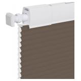 Cordless Honeycomb Cellular Shades No Drill No Tools Easy to Install UV Protection Indoor Windows Thermal Insulated Noise Reduction Blinds, Light Filtering-Brown