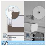 Cordless Honeycomb Cellular Shades No Drill No Tools Easy to Install UV Protection Indoor Windows Thermal Insulated Noise Reduction Blinds, Light Filtering-Brown