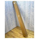 Tension Curtain Rod 43 to 162 Inches (3.6 to 13.5 ft), 1.26" Diameter Spring Adjustable Heavy Duty Long Large Curtains Pole for Windows Door Bathroom Patio Outdoor No Drilling, Black