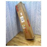 ALPHA CAMP Oversized Camping Folding Chair, Heavy Duty Support 450 LBS Steel Frame Collapsible Padded Arm Chair with Cup Holder Quad Lumbar Back, Portable for Outdoor