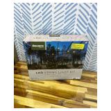 Bulbrite 48-Foot String Light Kit with Clear Shatter Resistant Vintage Style S14 LED Light Bulbs