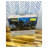 Bulbrite 48-Foot String Light Kit with Clear Shatter Resistant Vintage Style S14 LED Light Bulbs