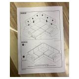 Retails for $499! L-Shaped Sofa with Pull Out Sofa Bed, Sleeper Sofa Couch Bed with Storage Seat, 5 Seat Sectional Sofa with USB and Cup Holder for Living Room Apartment (Black-2.11)