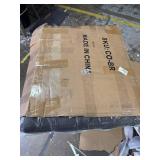 Retails for $499! L-Shaped Sofa with Pull Out Sofa Bed, Sleeper Sofa Couch Bed with Storage Seat, 5 Seat Sectional Sofa with USB and Cup Holder for Living Room Apartment (Black-2.11)