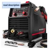 Retails for $300! YESWELDER 185A MIG Welder, Flux Core MIG/Gas MIG/Spool Gun MIG/Lift TIG/Stick 5 in 1 Multi-process Aluminum Welding Machine, LED Digital Display Synergic Control 110V/220V Dual Volta