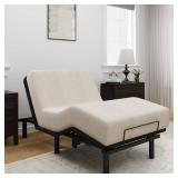Retails for $270! FLEXISPOT Adjustable Bed Frame Base Twin XL,Segmented Design,Easy Assemble, Oxford Fabric Bedspread,Wired Remote,Whisper Quiet Durable Motor,Mattress Holder, No Box Spring.