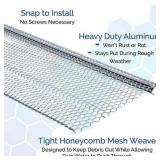 Retails for $245! RGD Supply 200ft Case 5" Drop-In Aluminum Gutter Guard 50x 4ft Sections